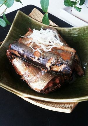骨まで柔らか~！秋刀魚の梅酒煮-レシピのメイン写真