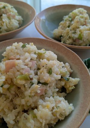 長葱とハムのチャーハン-レシピのメイン写真
