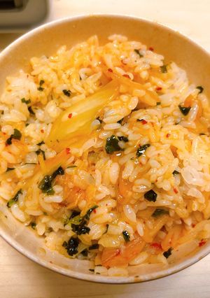 キムチわかめ卵かけご飯-レシピのメイン写真