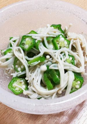 えのきとオクラの和え物(≧∇≦)-レシピのメイン写真