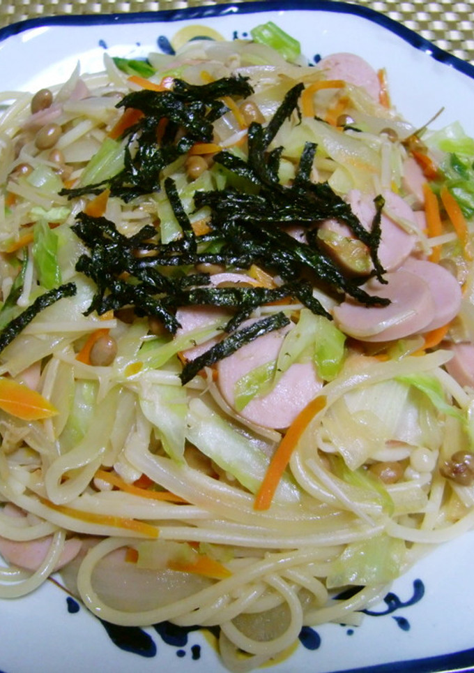 ★簡単！＊納豆とソーセージの和風パスタ＊-レシピのメイン写真