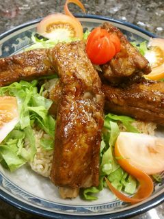 たまには豪華に、超柔らか「スペアリブ丼」-レシピのメイン写真