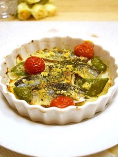 【ヘルシー】秋刀魚の簡単パン粉焼き♪-レシピのメイン写真