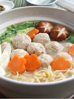 ふわふわ鶏団子の煮込みラーメン-レシピのメイン写真