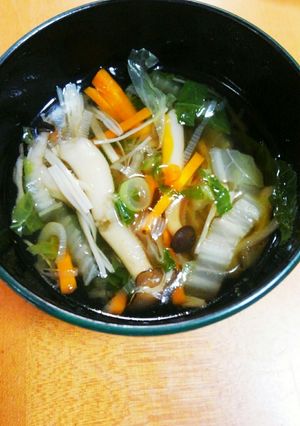 野菜たっぷり中華風スープ-レシピのメイン写真