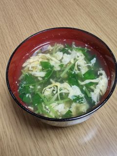 白だしで簡単!三つ葉ととろろのお吸い物♪-レシピのメイン写真