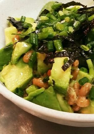 アボカドとタクワンの納豆和え☆-レシピのメイン写真