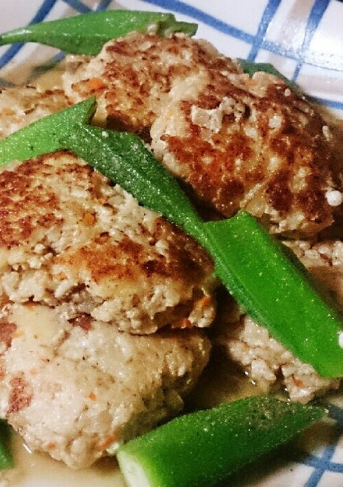 ふわふわ和風煮込みハンバーグ-レシピのメイン写真