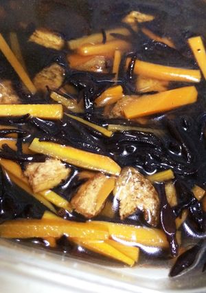 レンジでひじき煮 ＊自分メモ-レシピのメイン写真