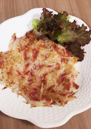 長いもとベーコンのカラッと焼き-レシピのメイン写真