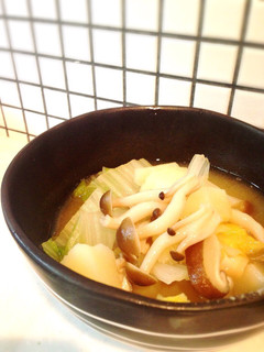 簡単☆朝食☆秋のホクホクきのこスープ-レシピのメイン写真