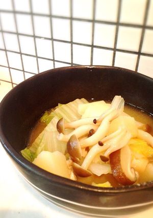簡単☆朝食☆秋のホクホクきのこスープ-レシピのメイン写真