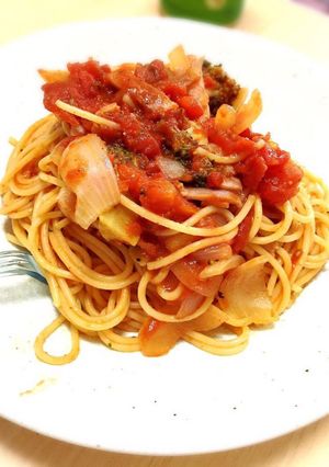 簡単◎トマトブロッコリーパスタ-レシピのメイン写真