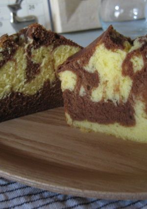マーブルケーキ-レシピのメイン写真