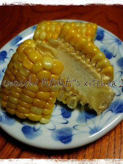 キレイに食べれる♪とうもろこしのカット法-レシピのメイン写真