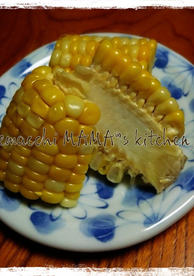 キレイに食べれる♪とうもろこしのカット法-レシピのメイン写真