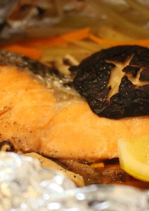 TOP10鮭のレモンバターホイル焼き-レシピのメイン写真