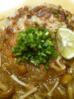 ヘルシー なめこ おろしの豆腐ハンバーグ-レシピのメイン写真