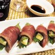 まるでトロ?かつおの大葉チーズロール♪