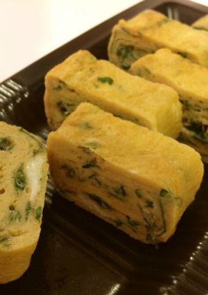 シソ香る☆大葉たっぷり卵焼き☆免疫力UP-レシピのメイン写真