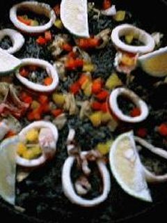 フライパンで、パエリア(イカ墨)-レシピのメイン写真