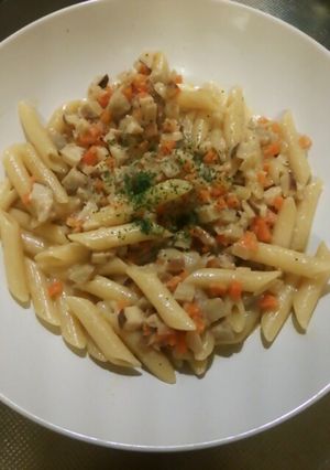 野菜だけで☆ゴボウのクリームソースパスタ-レシピのメイン写真