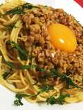 安くて簡単☆納豆パスタ
