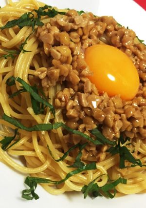 安くて簡単☆納豆パスタ-レシピのメイン写真