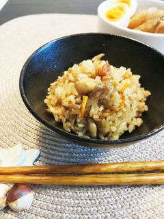 鶏肉ときのこの炊き込みご飯-レシピのメイン写真