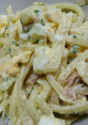 シャキシャキ食感の千切りポテトサラダ-レシピのメイン写真
