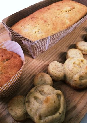 HMで簡単きちんとバナナケーキ-レシピのメイン写真