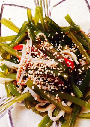 茎わかめの酢の物-レシピのメイン写真