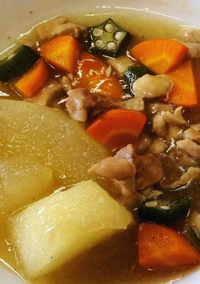 だしが美味しい★　冬瓜と鶏肉の煮物-レシピのメイン写真