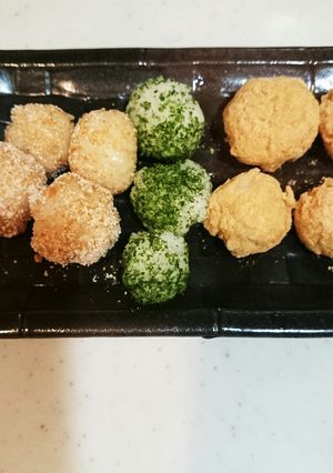 おやつ 冷凍ご飯 即席 簡単 おはぎ団子-レシピのメイン写真