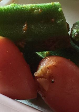オクラとウインナーのカレー炒め-レシピのメイン写真