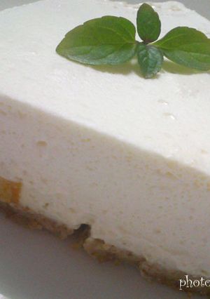 オレンジ風味のムースレアチーズケーキ-レシピのメイン写真