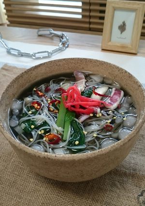 沖縄いか汁風いか墨そーめん-レシピのメイン写真
