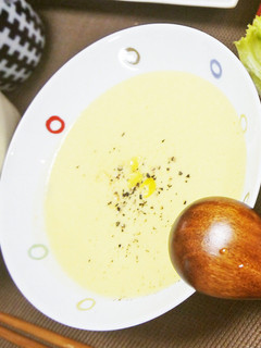リメイクとうもろこしご飯で冷製すーぷ-レシピのメイン写真