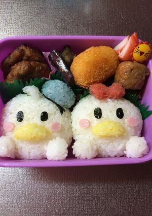 キャラ弁ツムツムドナルド&デイジー-レシピのメイン写真