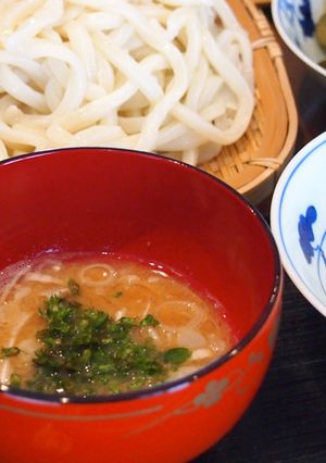 岡山産がらえびの出汁で食べる讃岐うどん-レシピのメイン写真