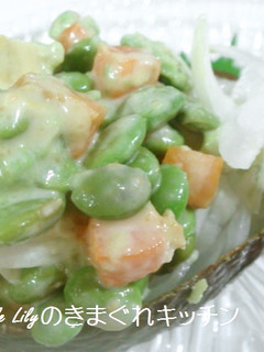 枝豆とアボカドの味噌マヨサラダ-レシピのメイン写真