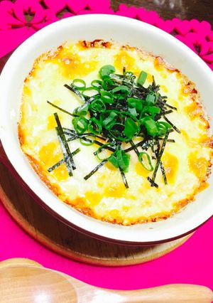 簡単☆長芋と餅、明太チーズ焼き♪-レシピのメイン写真