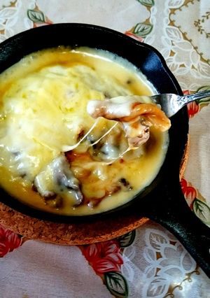 ビーフデミ煮込みワンポットパスタグラタン-レシピのメイン写真