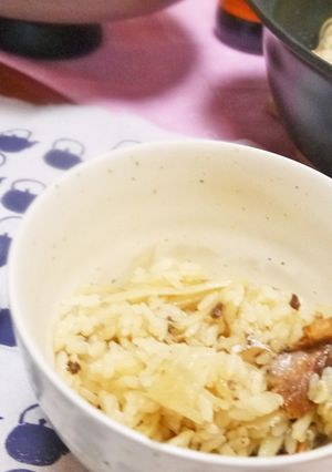 秋刀魚缶の炊き込みご飯-レシピのメイン写真