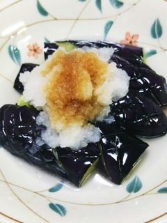 揚げナスのポン酢大根おろしのせ-レシピのメイン写真