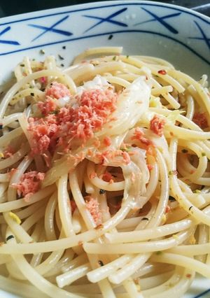 ふりかけで楽チン！ワンポットパスタ！-レシピのメイン写真