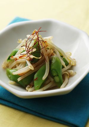 スナップえんどうともやしのエスニックあえ-レシピのメイン写真