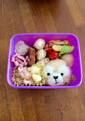 簡単♪キャラ弁♪ダッフィーおにぎり♪-レシピのメイン写真