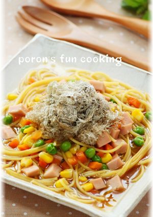 とろろ昆布が美味♡ワンポットスープパスタ-レシピのメイン写真
