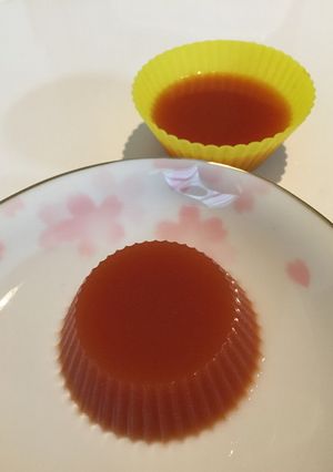 寒天トマト☆離乳食☆お洒落サラダ-レシピのメイン写真